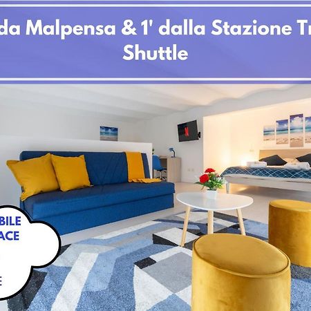 10' Da Malpensa & 1' Dalla Stazione TreniShuttle Apartment Somma Lombardo Ngoại thất bức ảnh